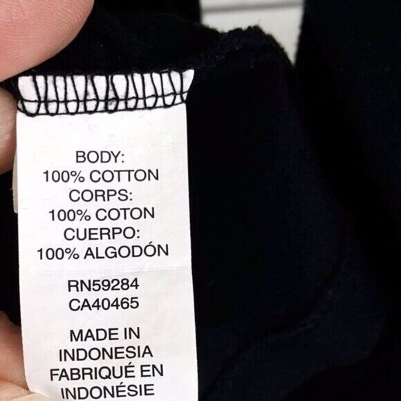 Children's Place Funny Christmas Shirt Black Med Long Sleeve Santa I Can Explain - Picture 6 of 6